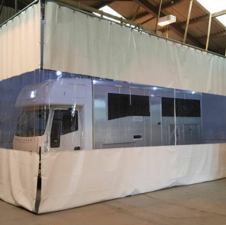 PVC industrial curtains by Hutchinson's PVC Solutions